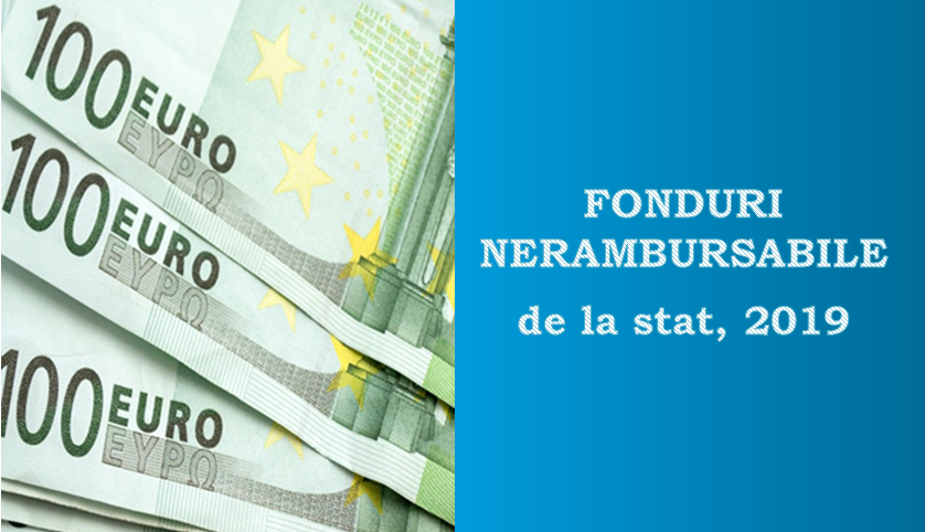 Fonduri nerambursabile 2019